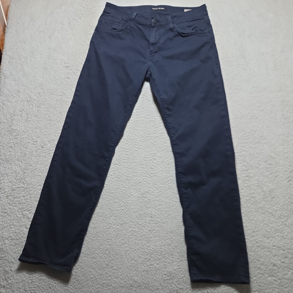 Mavi Zach Straight Leg Pants Mens 34x31 Blue Cotton Stretch Denim